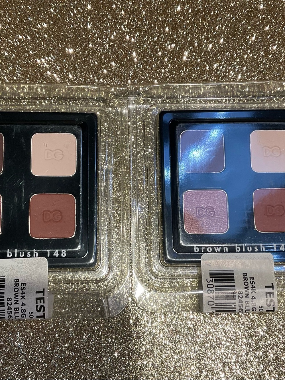 2- Dolce & Gabbana Eyeshadow Quad- BROWN BLUSH